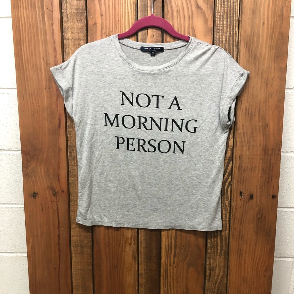 One Clothing size extra small gray t-shirt - Picture 3 of 6
